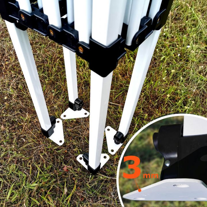 стоманена палатка за градинско парти