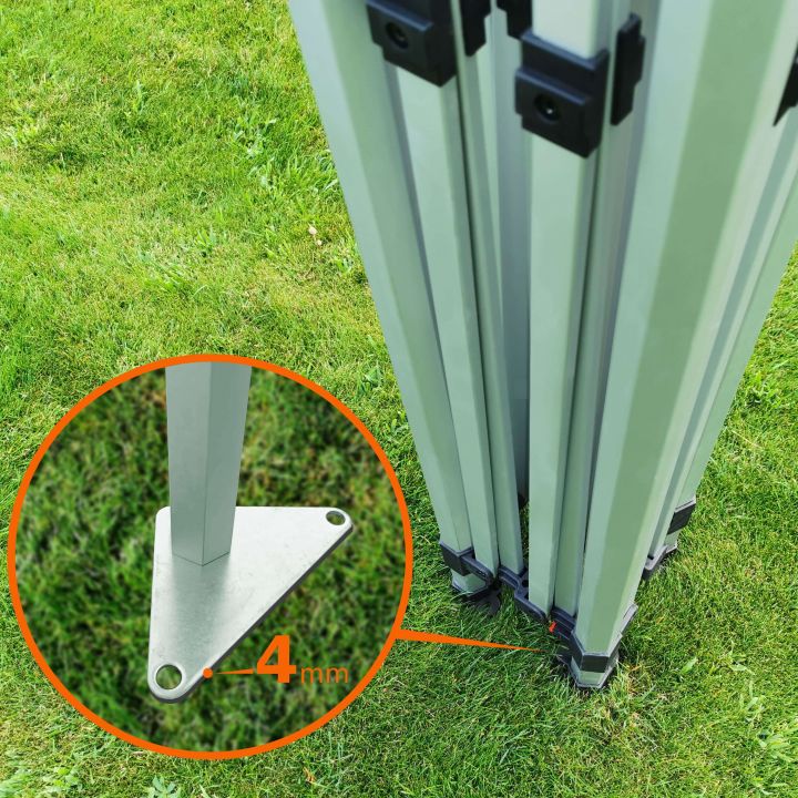 Мобилна пазарна палатка със странични стени