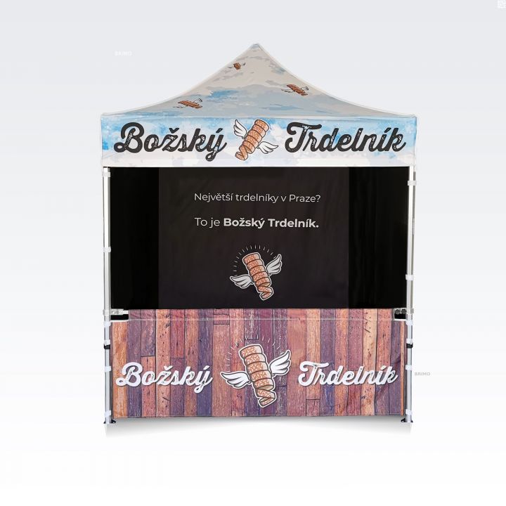 Продавам подвижна шатра на площада