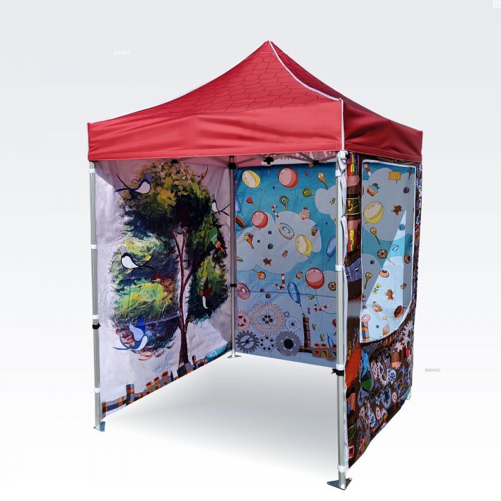 Сгъваема шатра тип ножица за външни пазари