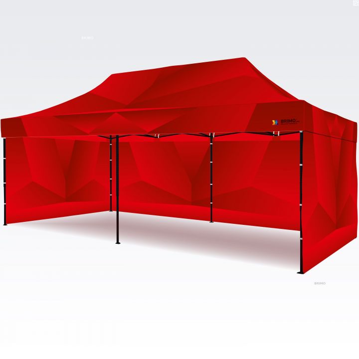 Сгъваема палатка тип ножица с вграден покрив за защита от дъжд